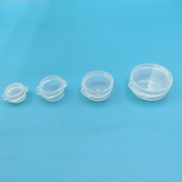 1g 3g 5g 10g Boîtier en plastique transparent avec couvercles à pression Mini boîte de rangement portable Pot de maquillage Pot d'échantillon Pot d'étanchéité Conteneur cosmétique