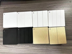 16A PC chuyển đổi ánh sáng điện anh tiêu chuẩn nhà máy ODM/OEM blalck chải lớn đẩy Bảng điều chỉnh 4 gang <span class=keywords><strong>1</strong></span>/2 cách tường chuyển đổi 86*86 Mét - Product Image 5