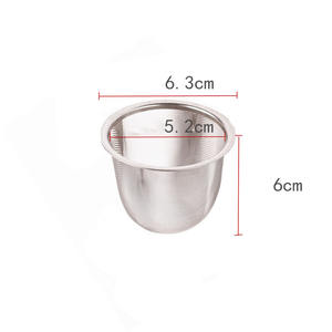 ตะแกรงกรอง<span class=keywords><strong>ชา</strong></span>สแตนเลสขนาดเส้นผ่านศูนย์กลาง 7.2 ซม. ใช้ซ้ำได้ สำหรับกรอง<span class=keywords><strong>ชา</strong></span>และเครื่องเทศ อุปกรณ์ครัว - Product Image 1
