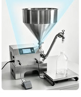 Machine de remplissage automatique de pâte avec pesage par trémie de 30 L, capacité de 50 g à 30 kg par minute, pour sauce chili et miel