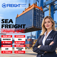Transport de fret FCL DDU par mer et par air, porte à porte, de Chine vers l'Europe, les États-Unis, le Canada, l'Australie, le Mexique, transfert aéroportuaire, distribution en hub
