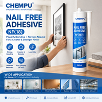 Colle adhésive sans clou pour réparation de meubles, pâte lisse imperméable, colle pour carrelage pour panneaux muraux, adhésif flexible