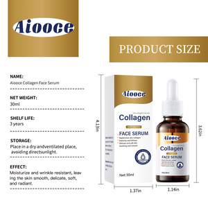 Sérum Visage Aiooce Soin de la <span class=keywords><strong>Peau</strong></span> Éclaircissant Herbal au Collagène, Liftant, Raffermissant, Anti-Rides, Anti-Âge, Hydratation Intense et Nourrissant - Product Image 4