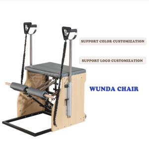 Máquina de Pilates Reformer Instring Comercial para el Hogar, Equipo de Gimnasio y Yoga, Silla Wunda, Silla de Pilates Combinada Estable de Madera, 660 libras - Product Image 2