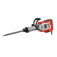 Marteau démoliteur électrique industriel 1650W, pioche de démolition lourde, perceuse à percussion 15,5KG, construction métallique pour démolition de murs