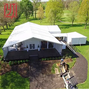 Heavy Duty Waterproof 15m 30m 40m Frame Large Event Commercial Wedding Party Marquee Tent For Events