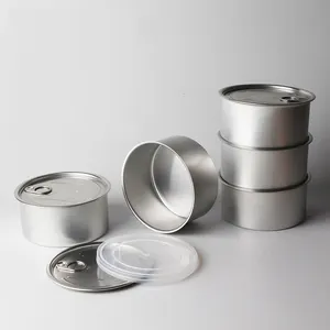 Caja de lata de metal para embalaje, caja de lata de metal de fácil apertura, 640 #
