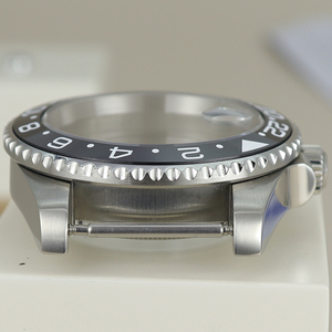 Boîtier de <span class=keywords><strong>montre</strong></span> étanche 200M, design GMT 40MM, lunette en céramique noire pour mouvement NH35, NH34/36, Miyota8215, ETA2824, verre saphir - Product Image 4