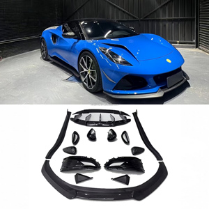 ชุดแต่งคาร์บอนไฟเบอร์สำหรับ Lotus Emira ชุดแต่งคาร์บอนไฟเบอร์สปอยเลอร์ดิฟฟิวเซอร์ลิปหน้า Emira ชุดแต่งช่องลมคาร์บอนไฟเบอร์ - Product Image 1