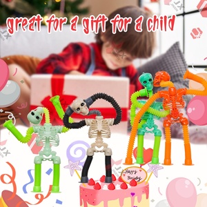 Tendance 2025 Halloween soulagement de l'anxiété Fidget <span class=keywords><strong>Pop</strong></span> jouets télescopique ventouse jouet <span class=keywords><strong>Pop</strong></span> Tubes squelette lumière Fidget jouets pour enfants - Product Image 5