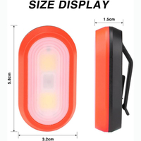 Mini lampe de sécurité LED personnalisable avec logo, étanche, à clipser, pour la course nocturne, le cyclisme et la visibilité extérieure