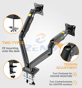<span class=keywords><strong>Support</strong></span> de moniteur à <span class=keywords><strong>double</strong></span> bras réglable en vente chaude ressort à gaz <span class=keywords><strong>PC</strong></span> 17-32 pouces écran <span class=keywords><strong>Double</strong></span> moniteur <span class=keywords><strong>support</strong></span> <span class=keywords><strong>mural</strong></span> pour bureau - Product Image 5