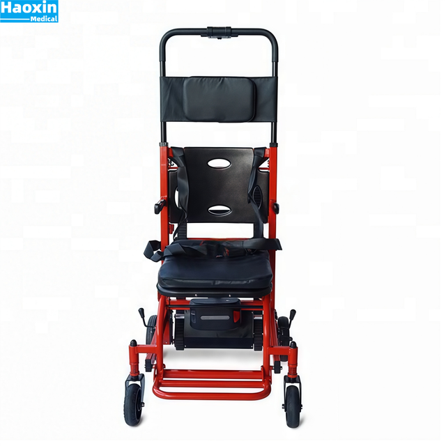 Factory Supply Aluminum Alloy Lightweight Foldable Electric Stair Climbing Wheelchair with Big Wheels