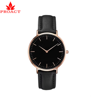 Montres pour hommes, prix bas, nouvelle mode, cuir, minimaliste, mince, quartz, montre-bracelet, étanche, sport, montres de luxe pour homme