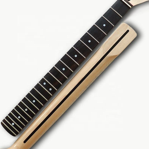 Oferta especial: Mástil de guitarra ST de 22 trastes de arce canadiense con diapasón de palisandro con acabado nitro y marcadores de puntos MOP - Product Image 1