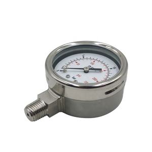 Manomètre hydraulique à vide d'air de montage arrière en acier inoxydable OEM, 10 bars, 145 Psi - Product Image 3