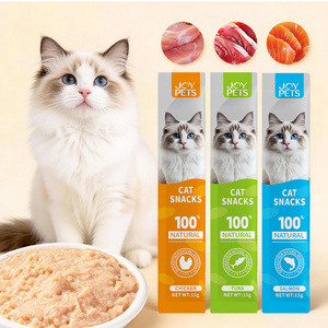 Golosinas para Gatos al por Mayor, Bocadillos Cremosos, Paquete Grande, Pollo y Atún, Alimento Húmedo para Mascotas, Suministro a Granel, Golosinas y Bocadillos para Gatos - Product Image 1