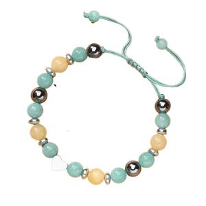 Superventas <span class=keywords><strong>Rosa</strong></span> cebra con cuentas ajustable tejido a mano en forma <span class=keywords><strong>de</strong></span> corazón perla piedra imán mariposa patrón graduación temporada regalo - Product Image 1