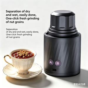 KC 6000mah USB Taşınabilir <span class=keywords><strong>Blender</strong></span> Şarj Edilebilir Araç İçi Kullanım Blenderi Otomatik ve Darbeli Fonksiyonlarla Bıçak Koruma Kapağı - Product Image 6