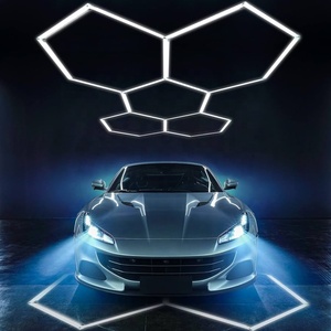 HanYin lampu toko led kustom lampu rumah untuk penerangan bengkel lampu led heksagonal - Product Image 4