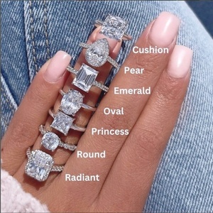 Gia IGI chứng nhận cvd hpht Lab Grown tạo ra Kim Cương 14k 18K vàng rắn vàng trắng Nhẫn đính hôn trang sức cho phụ nữ - Product Image 3