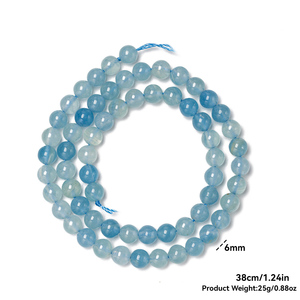 Usine En Gros Perles <span class=keywords><strong>De</strong></span> Cristal Calcite Prehnite Pierre Précieuse Violet <span class=keywords><strong>Madagascar</strong></span> Poudre 6mm Perles Rondes En Vrac - Product Image 3