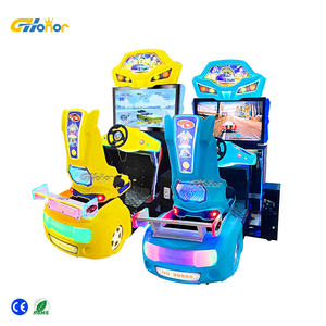 Nouvel équipement de parc d'attractions Machine de jeu de simulateur de course de voitures d'arcade à jetons - Product Image 1