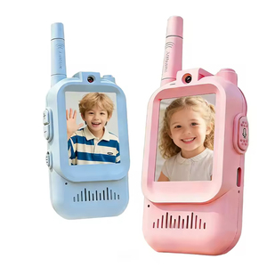 TONGAR + Talkie-walkie vidéo pour enfants de 2 pouces, radios bidirectionnelles, portée de 1500 pieds, âges 3-12, effets sonores cool, cadeaux pour jeux en plein air - Product Image 2