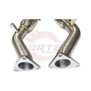 Tuyaux de test à haut débit Vortex pour Nissan 370Z Z34 350Z Z33 Infiniti G35 G37 VQ35 VQ37 V6, kit de downpipe de course en acier inoxydable SS304 - Product Image 2