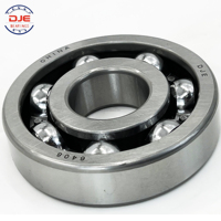 Roulement à gorge profonde en acier chromé DJE 6404, diamètre intérieur 20 mm / diamètre extérieur 72 mm / largeur 19 mm, précision P0, origine Shandong