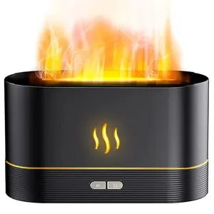 Désodorisant électrique 3d, diffuseur de parfum d'arôme de feu, diffuseur de flamme d'huile essentielle personnalisé