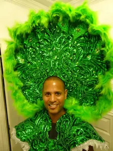 Ensemble de robe de <span class=keywords><strong>danse</strong></span> orientale sexy, style scène de photographie artistique, avec paillettes et perles, motif papillon, dos nu, à lacets, col licou et découpes - Product Image 6