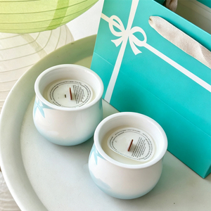 Scandinavian Modern Bow Aromatherapy <b>Candle</b> for Home Decoration <b>gift</b> - Product Image 4
