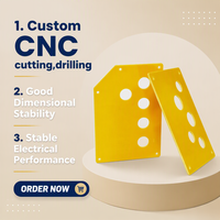 Plaque en résine époxy jaune Kuliwei 3240, personnalisée par CNC, économique, résistante à la corrosion, pour équipement mécanique