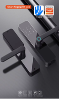 Enrique Cerradura de puerta inteligente para dormitorio Tuya Control Huella digital Pantalla táctil digital Teclado Código Aleación de aluminio WiFi Precio de fábrica