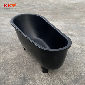 Thoải mái Matte hoàn thiện Đá Nhân Tạo bồn tắm bề mặt rắn bồn tắm freestanding bồn tắm miễn phí đứng kiềm chế sâu ngâm bồn tắm - Product Image 5