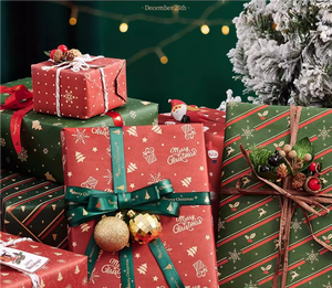 Tùy Chỉnh Giáng Sinh Bao Bì Giấy Dính Băng Mua Sắm Túi Cảm Ơn Bạn Thẻ Phong Bì Móc Chìa Khóa Treo Tag Bông Túi Vải - Product Image 6