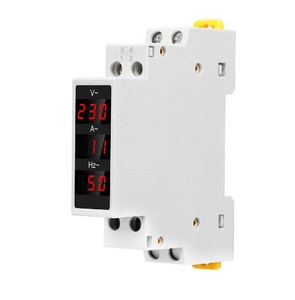 Voltímetro Digital LED para Riel DIN, Amperímetro, Medidor de Voltaje, Corriente y Frecuencia Monofásico, Probador de Voltaje, Amperaje y Frecuencia AC80-500V 100A - Product Image 1