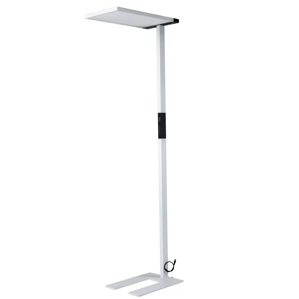 Contemporary Floor Lamp Unique Design Smart Edition E296 LED Standing Floor Light with LCD Display Microwave Light Sensor