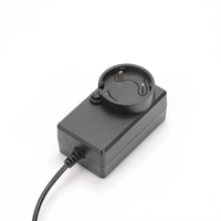 Chargeur mural AC/DC certifié UL CE 36W avec prises interchangeables 5-36V 0,01-4A, efficacité de niveau VI pour le marché mondial