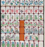 Offre Spéciale : Jeu de Mahjong Américain de Luxe 160 Pièces en Acrylique Sculpté sur Mesure, 7 Couches, Collection Walk With Me