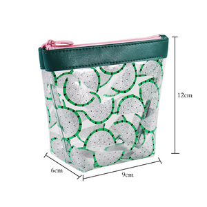 Custom Plastic clear Pvc <b>Makeup</b> Cosmetic Pouch Toiletry <b>Bag</b> Portable <b>Bag</b> Wholesale <b>Transparent</b> Fashion Zipper <b>Bag</b> for Cosmetic - Product Image 5