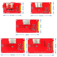 Module d'affichage LCD TFT tactile couleur 2,2/2,4/2,8/3,2/3,5 pouces avec port série SPI HY-501 Neutre