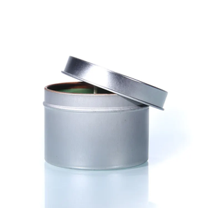 Bán buôn 2oz <span class=keywords><strong>4oz</strong></span> 6oz 8oz rỗng vòng Rose Gold Matte trắng đen liền mạch kim loại container/Jar/có thể nến tins - Product Image 2