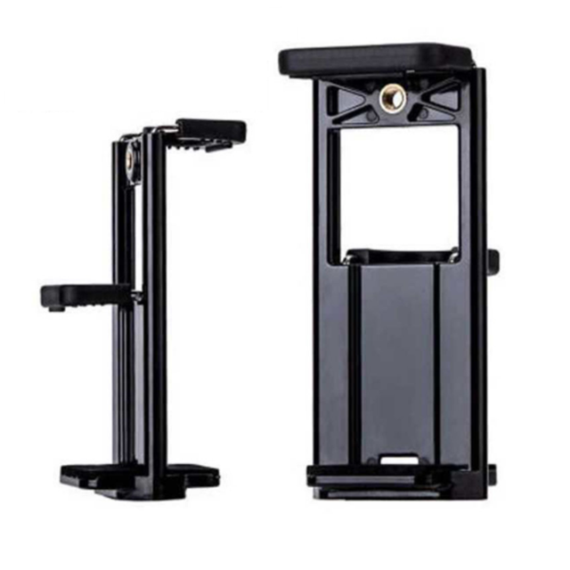 Tripod Mount Mobile Phone Clip 2 in 1 Phone and Tablets Clip Phone Holder for Ipad Tripod