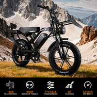X80Pro Vélo Électrique à Longue Portée, Vélo de Ville Électrique, Vélo de Route Rapide, Vélo Tout-Terrain Électrique, Fat Bike Électrique Rapide