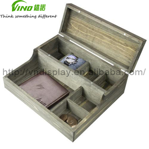 Boîte à bijoux ovale moderne en bois découpée au laser pour homme, organiseur de rangement léger, taille personnalisable, coffret cadeau Vino - Product Image 4