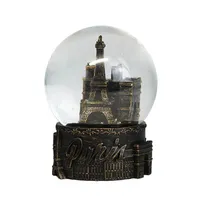 Сувениры из смолы, Эйфелева башня, вода, снежный шар