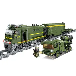 De alta calidad de tren eléctrica de la serie RC tren urbano tren montar tren ladrillos juguetes de bloques de construcción para niños