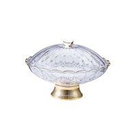 Assiettes de Présentation en Plastique pour Fêtes de Mariage, Motif Doré Incrusté, Écologiques, Luxe Moderne, Assiettes à Fruits et Thé